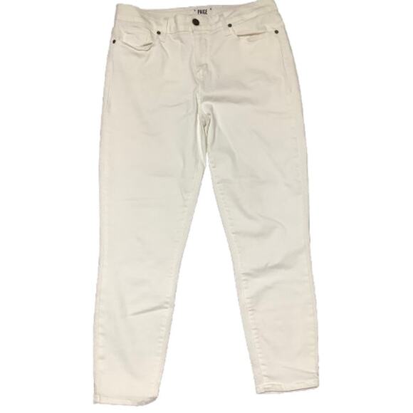Paige Verdugo Crop White Jeans Size 32 - Minimalist, Comfortable, Versatile - Picture 1 of 7